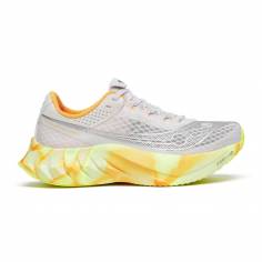 Chaussures Saucony Endorphin Pro 4 Blanc Jaune SS25 Femme