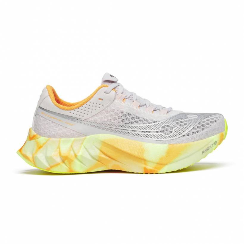 Scarpe Saucony Endorphin Pro 4 Bianco Giallo SS25 Donna