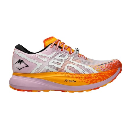 Zapatillas Asics Metafuji Trail Morado Naranja SS25