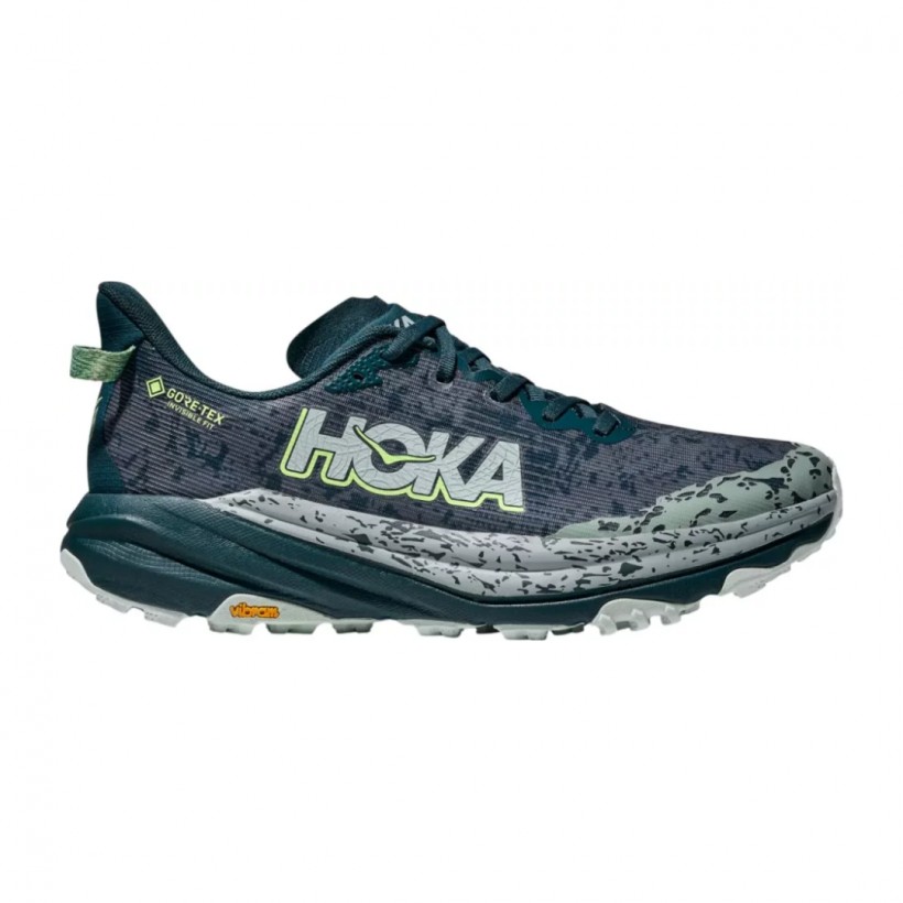 Zapatillas Hoka Speedgoat 6 GTX Azul Verde SS25