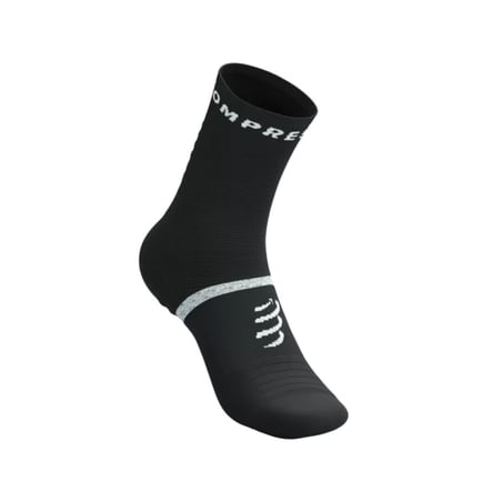 Chaussettes Compressport Pro Marathon V2.0 Noir Blanc