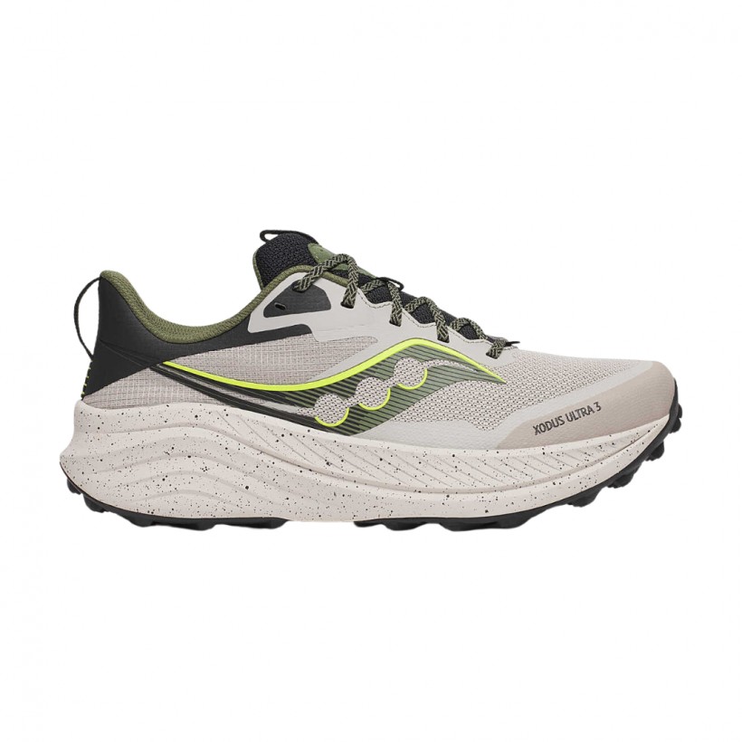 Saucony Xodus Ultra 3 Schuhe Beige Grün SS25