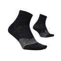 Feetures Elite Ultra Light Quarter Socken Schwarz