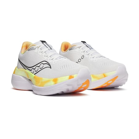 Saucony Endorphin Trainer Shoes White Yellow SS25