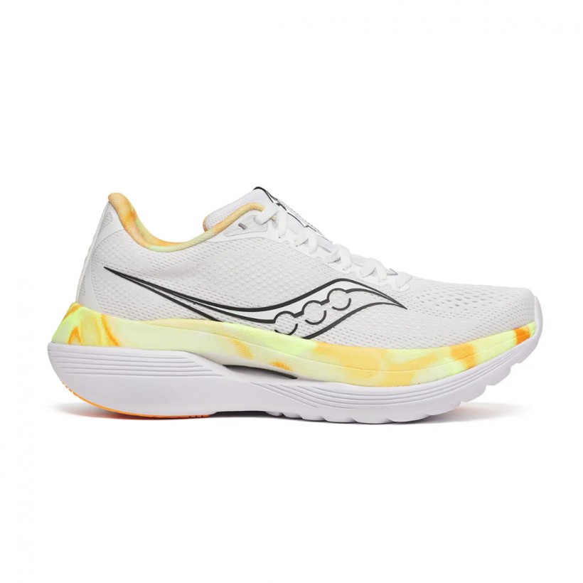 Saucony Endorphin Trainer Shoes White Yellow SS25