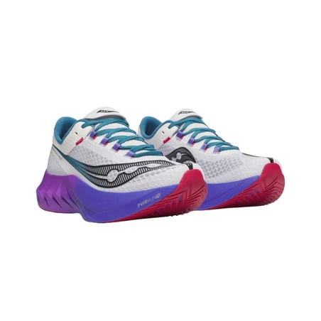 Saucony Endorphin Pro 4 Shoes White Purple SS25