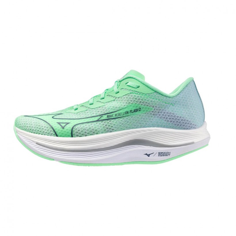 Chaussures Mizuno Wave Rebellion Flash 2 Vert SS25