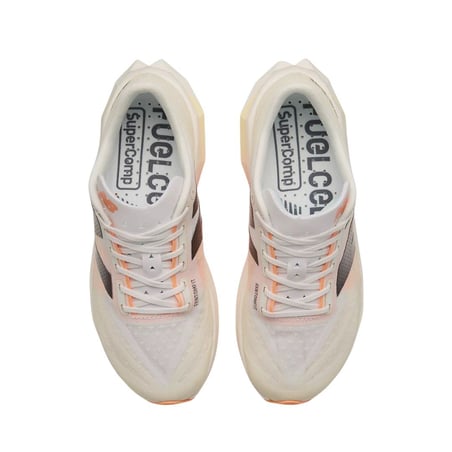 Ténis New Balance FuelCell SuperComp Elite v4 Branco Laranja SS25