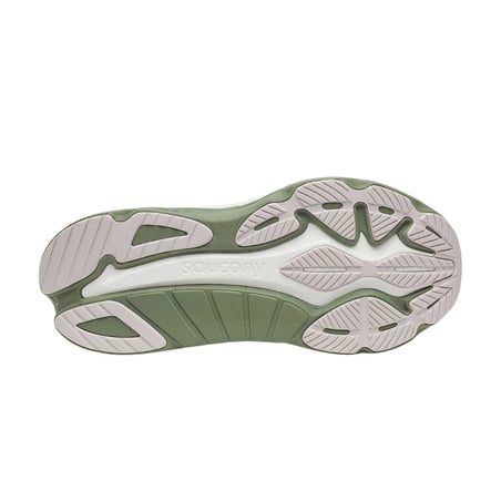 Saucony Hurricane 24 Shoes White Green SS25