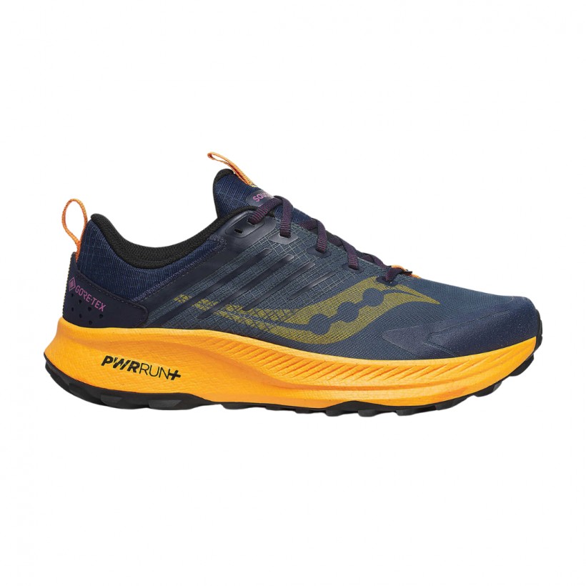 Scarpe Saucony Ride TR2 GTX Blu Arancione SS25