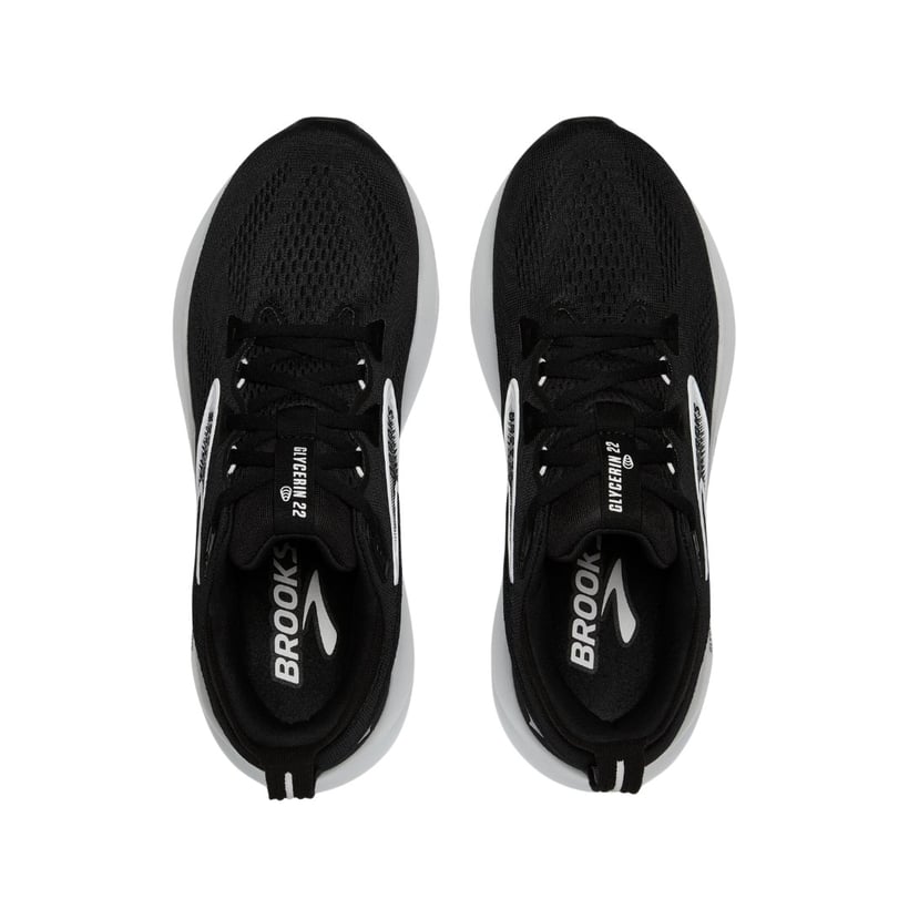 Scarpe Brooks Glycerin 22 Nero Bianco SS25