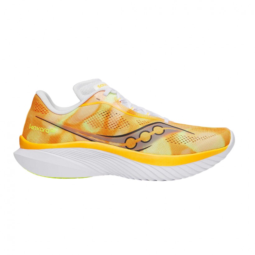 Zapatillas Saucony Kinvara 15 Naranja Blanco SS25