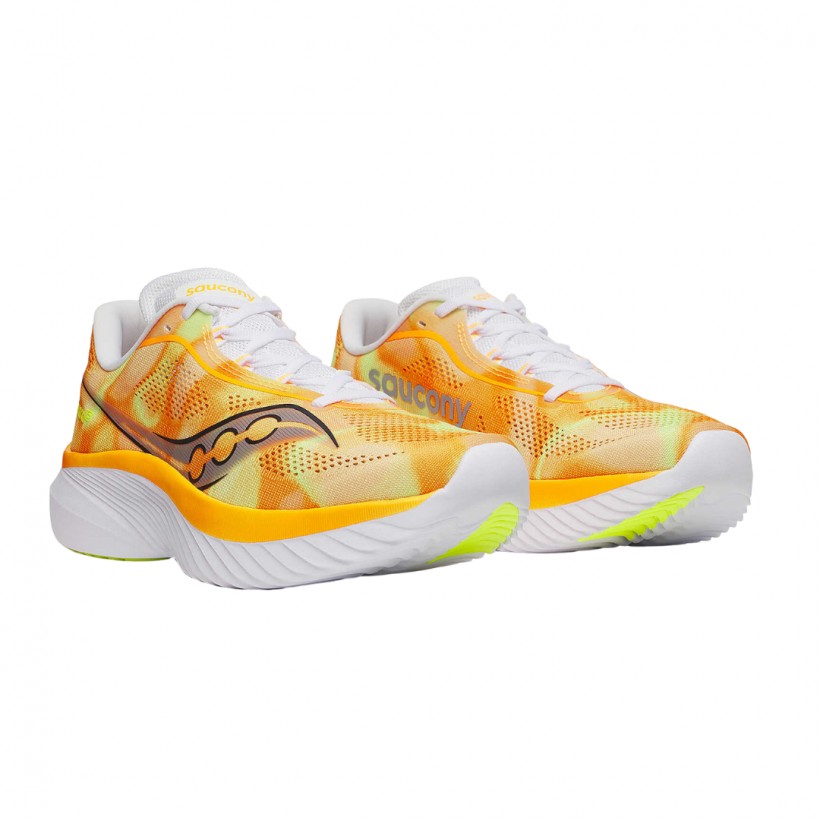 Zapatillas Saucony Kinvara 15 Naranja Blanco SS25