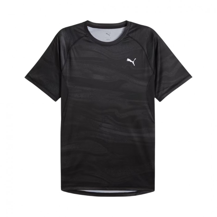 Camiseta Puma Run Velocity AOP 7 Negro