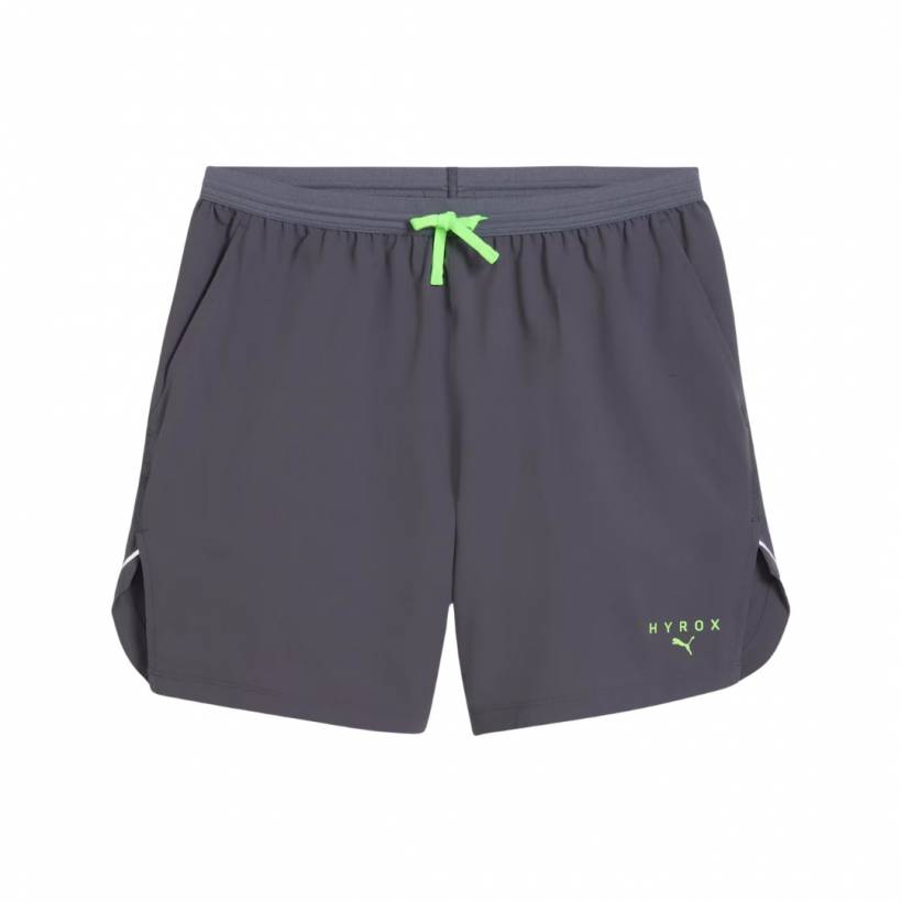 Krótkie spodenki Puma x Hyrox Ultraweave 6" Szaro-Zielone