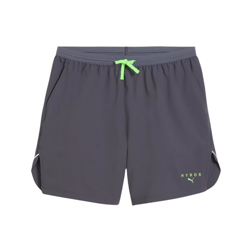 Pantalón corto Puma x Hyrox Ultraweave 6" Gris Verde