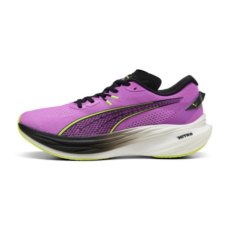 Ténis Puma Deviate Nitro 3 Roxo Verde SS25