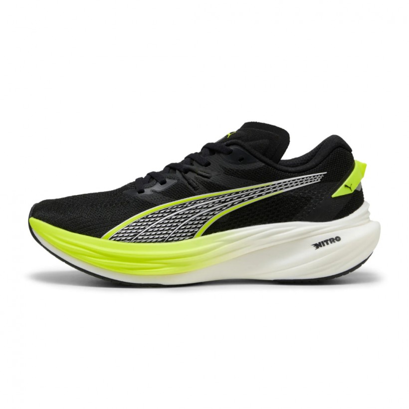 Scarpe Puma Deviate Nitro 3 Nero Giallo SS25