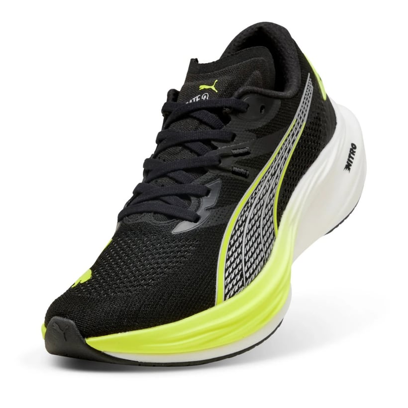 Ténis Puma Deviate Nitro 3 Preto Amarelo SS25