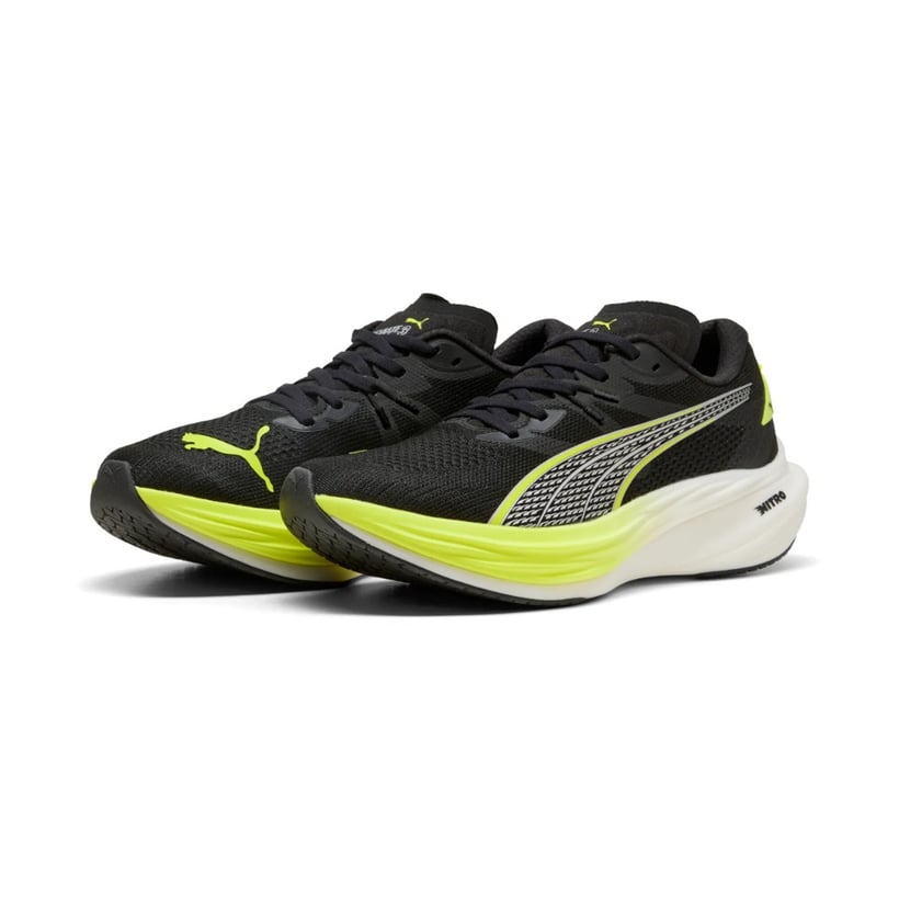 Scarpe Puma Deviate Nitro 3 Nero Giallo SS25
