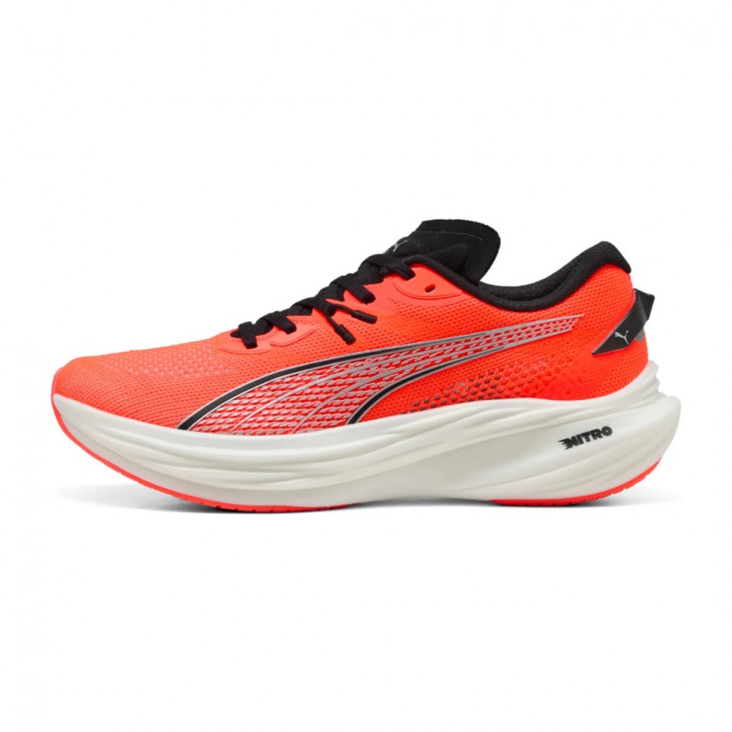 Chaussures Puma Deviate Nitro 3 Rouge Noir SS25