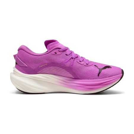 Ténis Puma Deviate Nitro 3 Roxo Amarelo SS25 Mulher