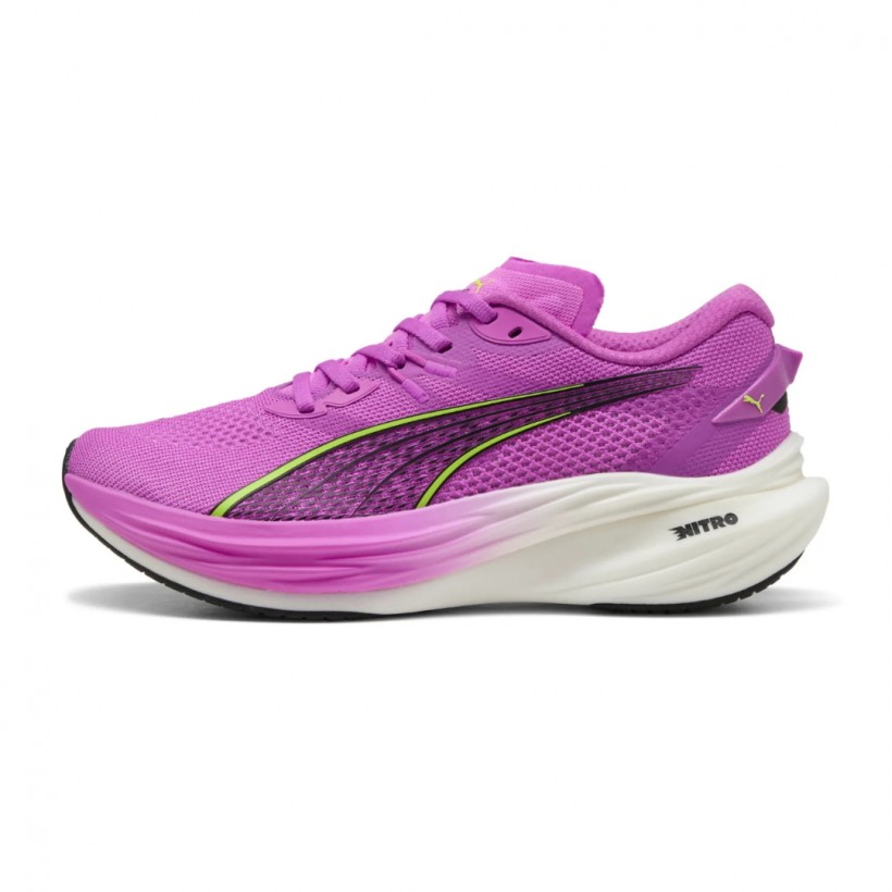 Scarpe Puma Deviate Nitro 3 Viola Giallo SS25 Donna