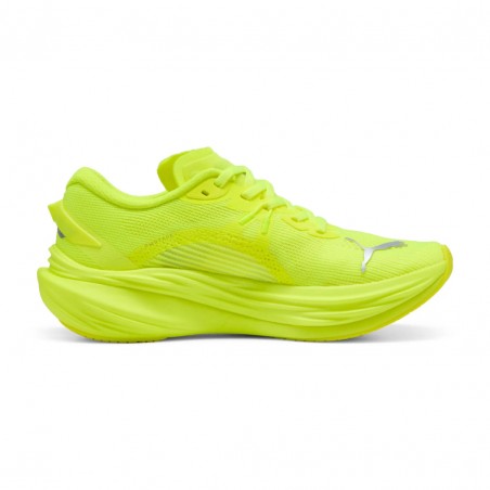 Puma Deviate Nitro 3 Yellow Grey SS25 Women's Running Shoes