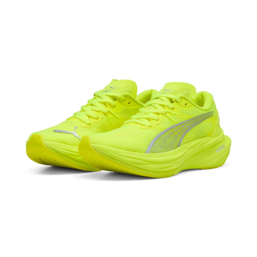 Puma Deviate Nitro 3 Yellow Grey SS25 Women's...