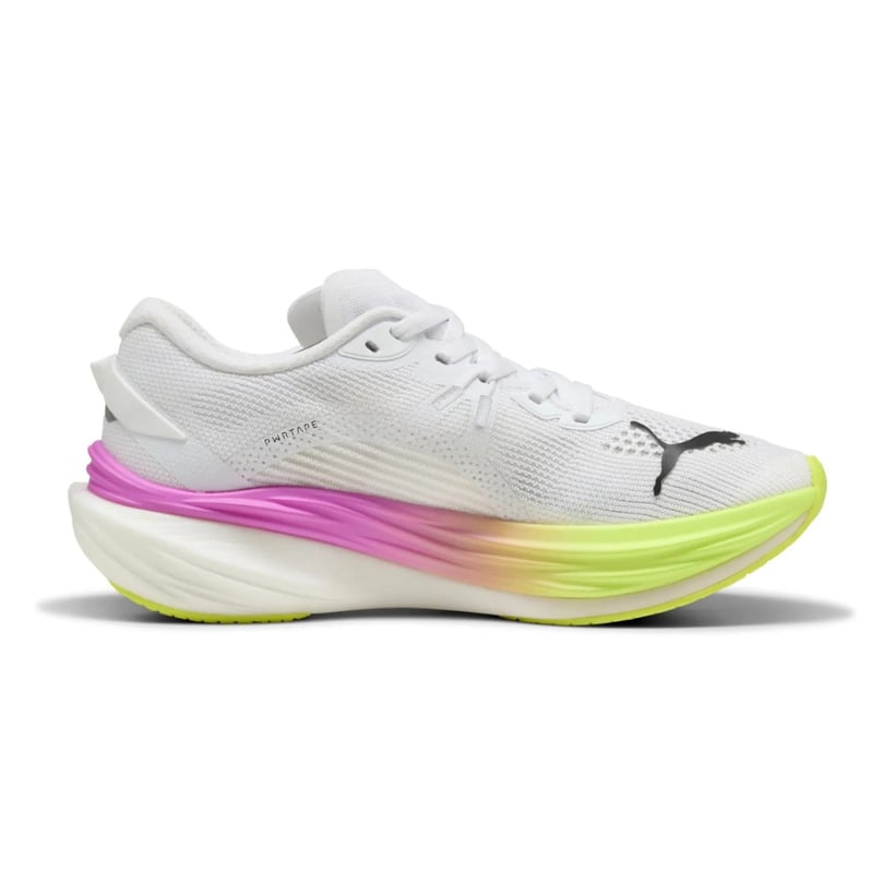 Chaussures Puma Deviate Nitro 3 Blanc Jaune...