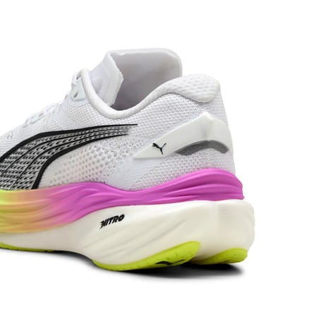 Puma Deviate Nitro 3 White Yellow SS25 Women's Sneakers