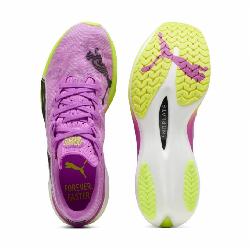 Scarpe Puma Deviate Nitro Elite 3 Viola Verde SS25