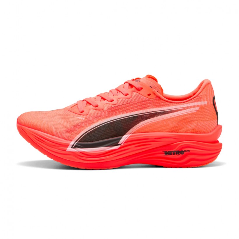 Buty Puma Deviate Nitro Elite 3 Czerwono-Czarne SS25