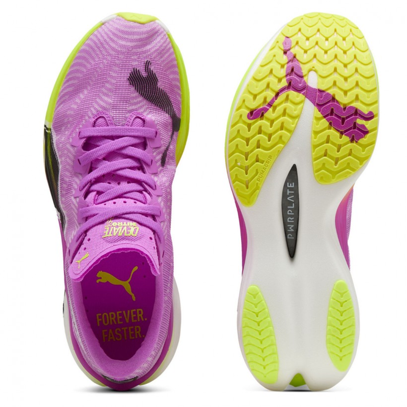 Scarpe Puma Deviate Nitro Elite 3 Viola Verde...