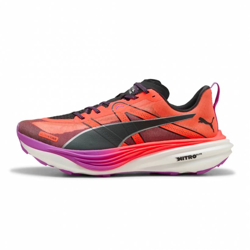 Puma Deviate Nitro Elite Trail Schuhe Rot Lila SS25