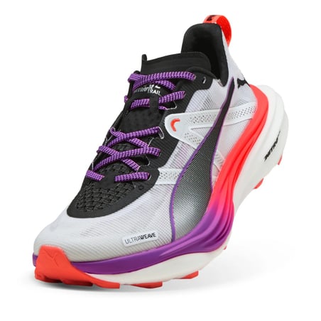 Schuhe Puma Deviate Nitro Elite Trail Weiß Rot SS25 Damen
