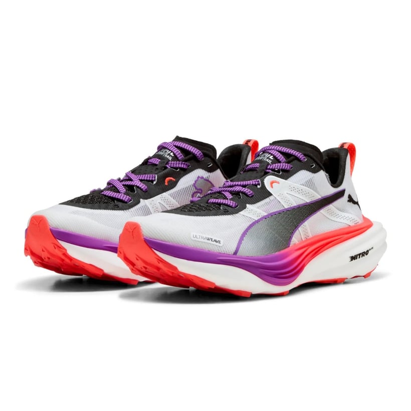 Schuhe Puma Deviate Nitro Elite Trail Weiß Rot...