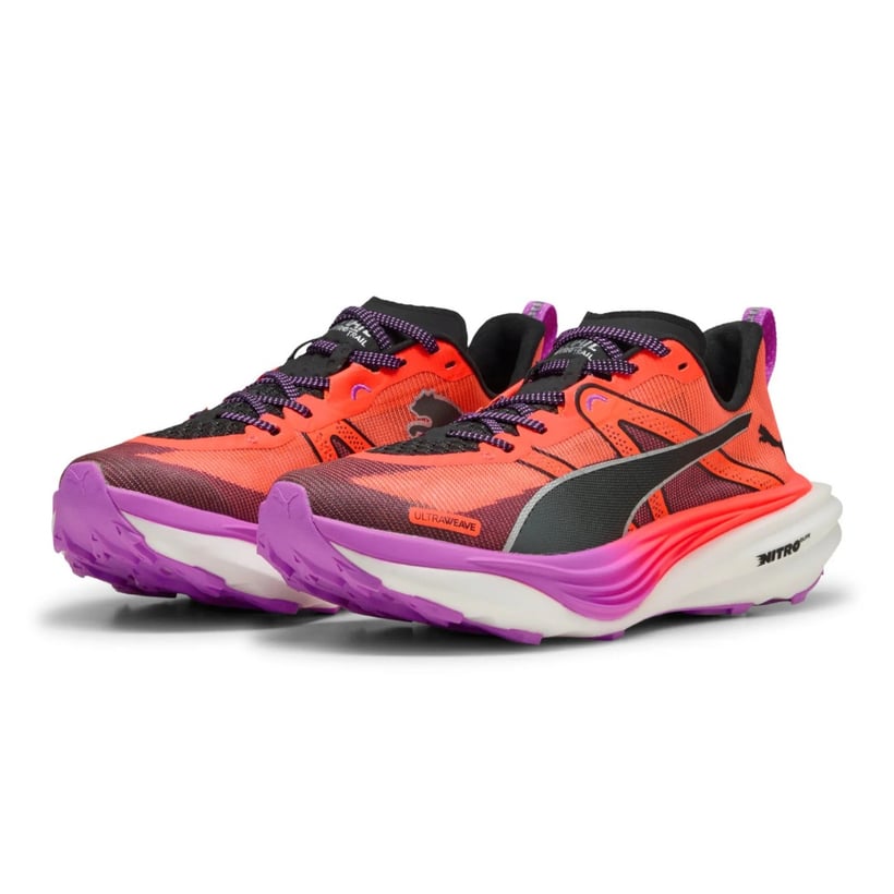 Zapatillas Puma Deviate Nitro Elite Trail Rojo...