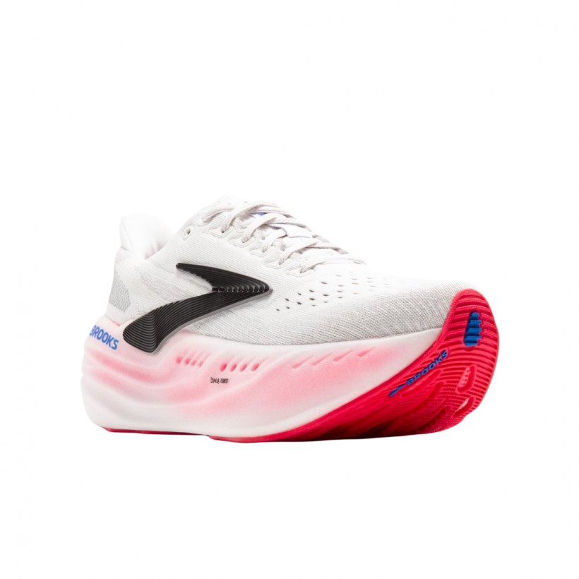 Tênis Brooks Glycerin Max Branco Preto SS25 Mulher