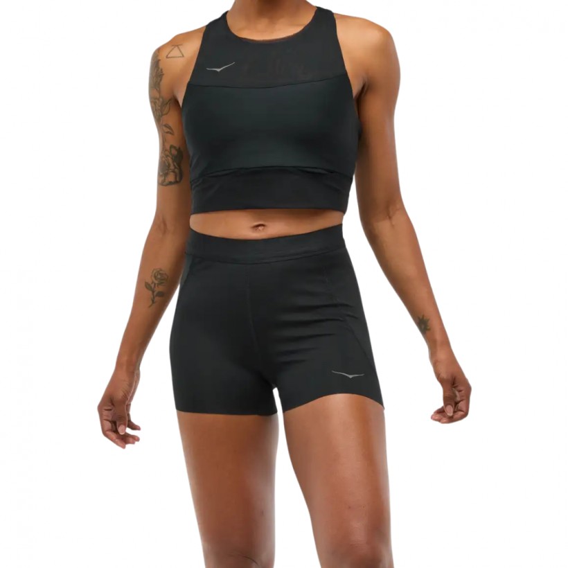 Pantalone Hoka Novafly 3" Knit Nero Donna
