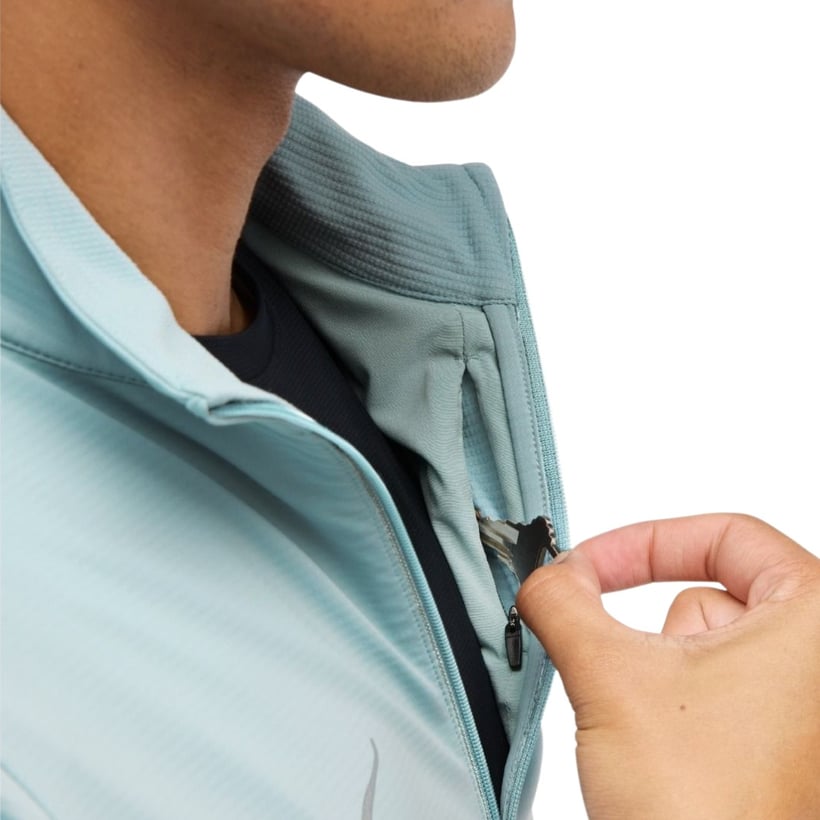 Moletom Hoka GlideTech Quarter Zip Azul