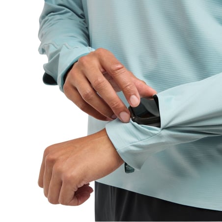 Felpa Hoka GlideTech Quarter Zip Blu