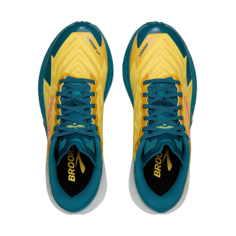 Zapatillas Brooks Catamount 4 Amarillo Azul SS25