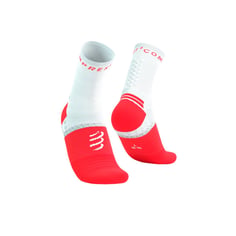 Meias Compressport Pro Marathon Socks V2.0 Vermelho Branco