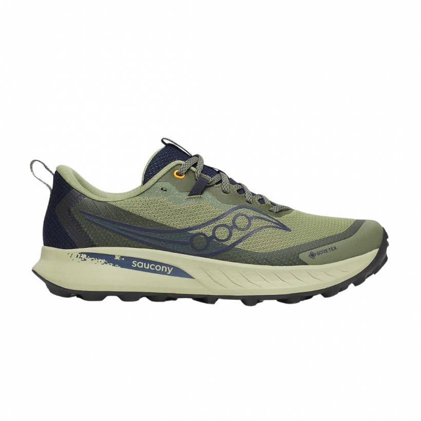 Saucony Peregrine 15 GTX Schuhe Grün SS25