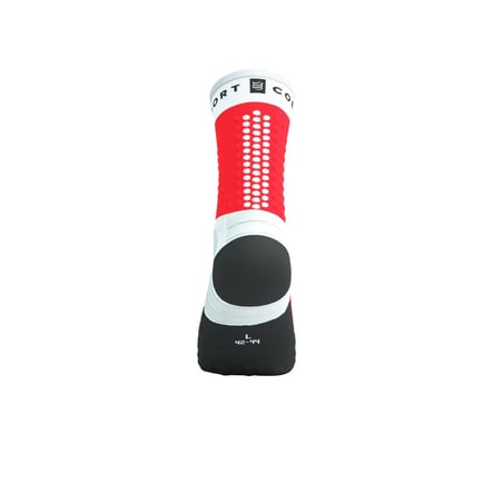 Calze Compressport Ultra Trail Socks V2.0 Bianco Rosso