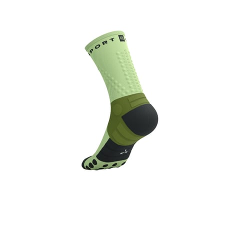 Meias Compressport Ultra Trail Socks V2.0 Verde Preto