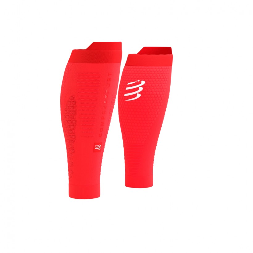 Medias de Compresión Compressport R2 3.0 Rojo Blanco