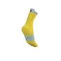 Meias Compressport Pro Racing Socks V4.0 Trail Amarelo Azul
