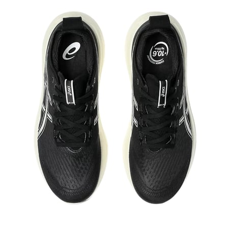 Zapatillas Asics Gel-Nimbus 27 Negro Blanco SS25